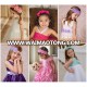 New Europe and the United States children hair band baby flower headdress with pink hair baby hair headband