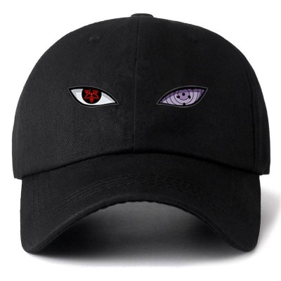 Anime Uchiha Uzumaki Hatake Eye Cotton Snapback Cap Baseball Cap For Men Women Hip Hop Naruto Cap Male